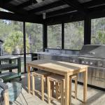 Custom Cooking Porch at Youngs Island